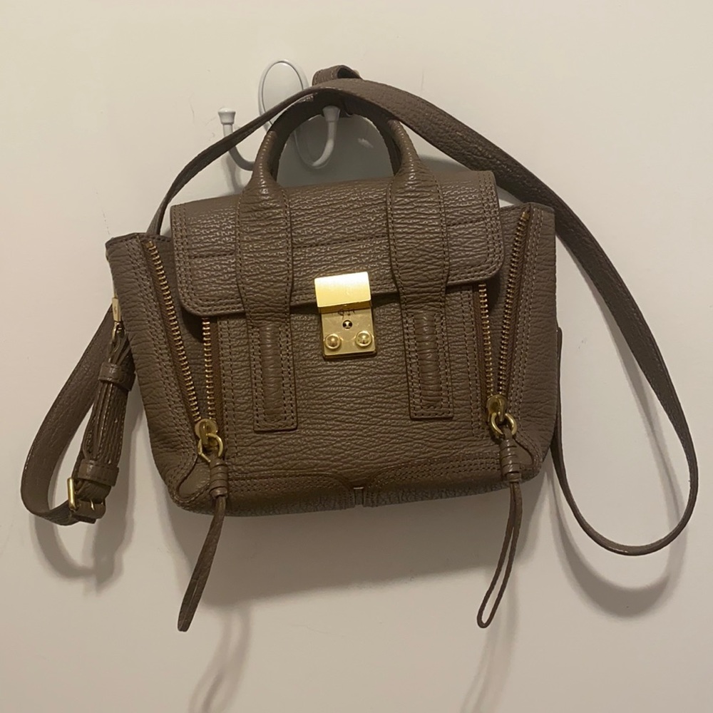 Phillip Lim mini Pashli in taupe.